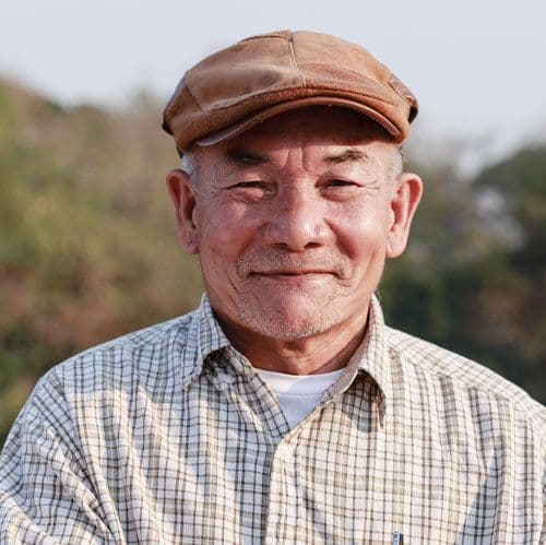Portrait of an elderly Asian man